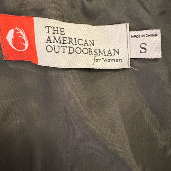 Sherpa Puffer Jacket Plush Zip Up Coat Army Green, Cozy Faux Fur Sz Small - Picture 7 of 16